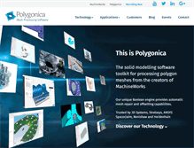 Tablet Screenshot of polygonica.com